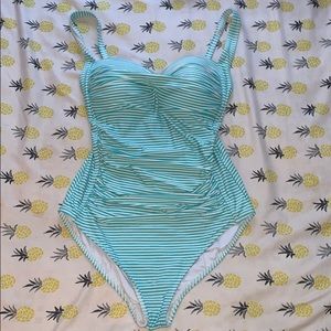 Women’s striped bathing suit